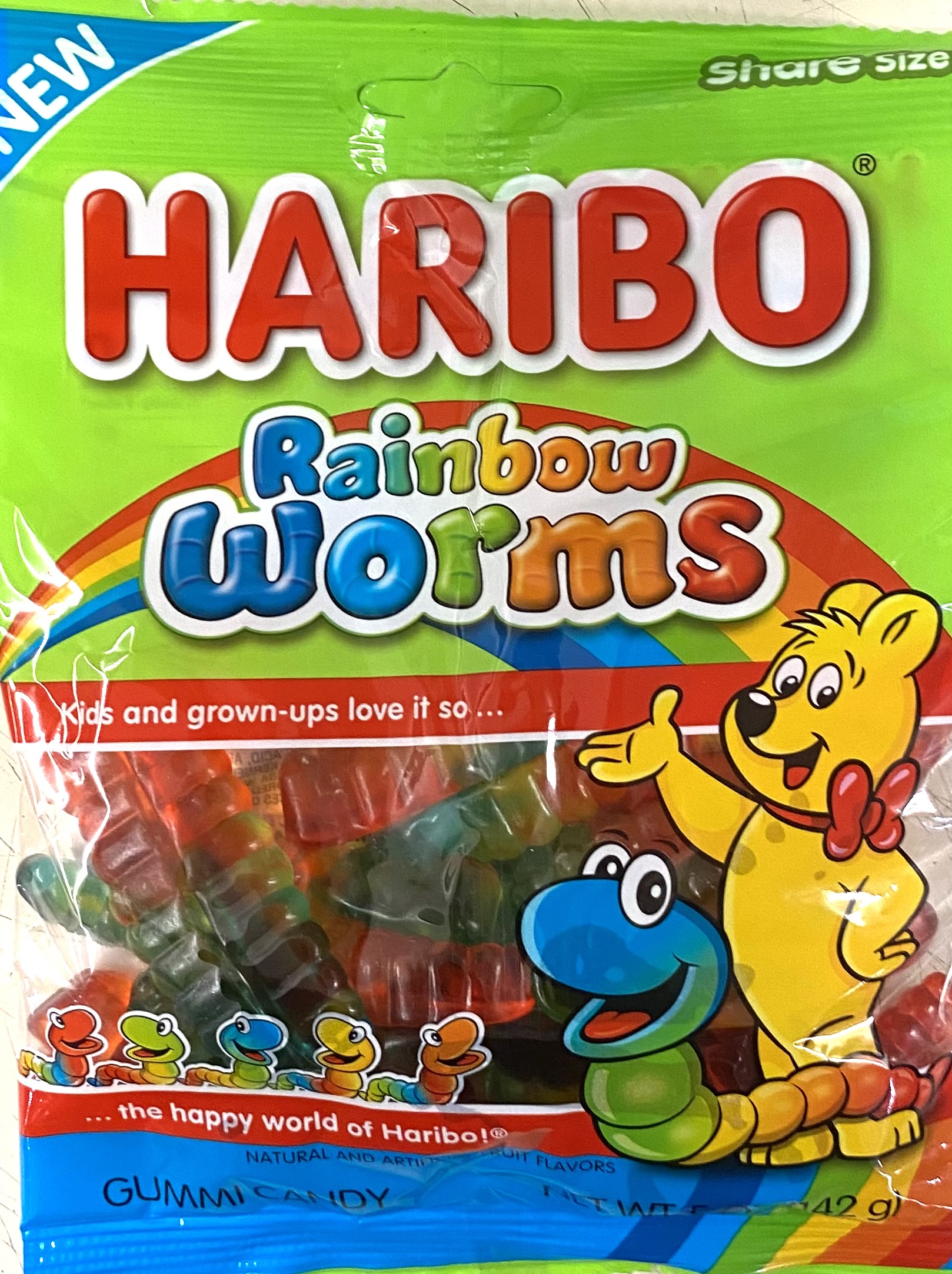 Gummi Worms 12oz Bag Yummies Candy & Nuts