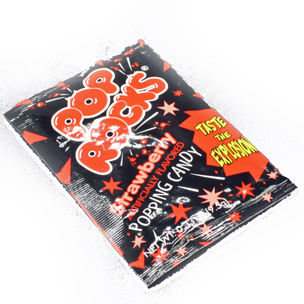 Pop Rocks Strawberry 0.33oz Package - Yummies Candy & Nuts