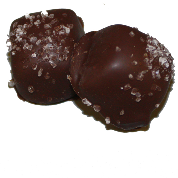 Sea Salt CaramelsDark 1lbs Box Yummies Candy & Nuts