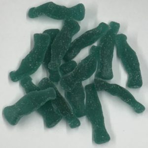 Blue Soda Bottles 8oz